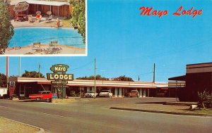 LP43 Roswell  New Mexico Postcard Mayo Lodge 