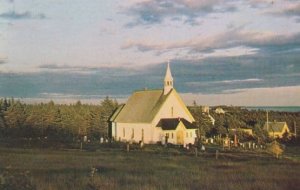 Fishing Village Church Marine Highway Route 7 Nova Scotia Canada Postcard