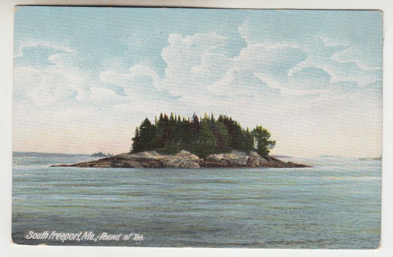 P2282, ols postcard south freeport maine an island pound of tea