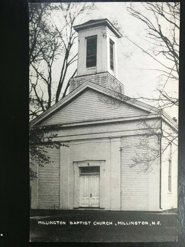 Vintage Postcard 1907-1915 Millington Baptist Church Millington New Jersey