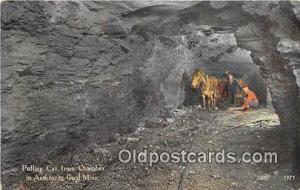  Anthracite Coal Mine Pulling Car From Chamber