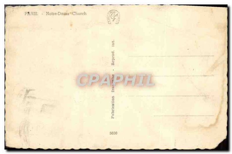 Modern Postcard Paris Notre Dame