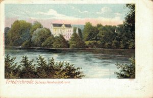 Germany Friedrichroda Schloss Reinhardsbrunn Castle Vintage Postcard 08.42