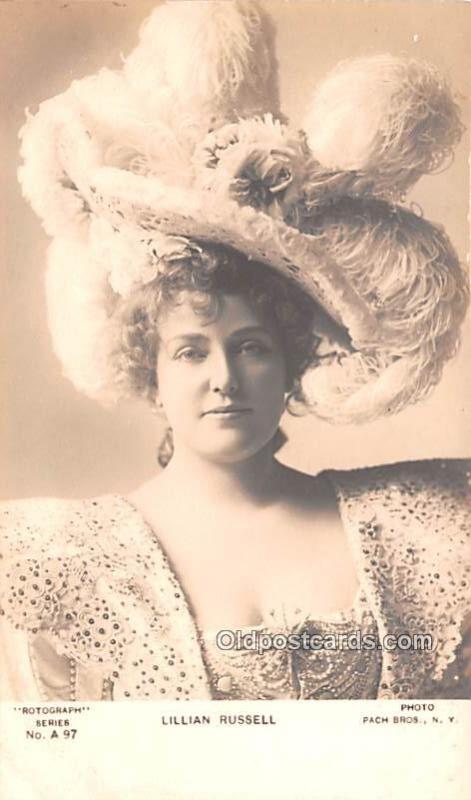 Lillian Russell Movie Star Actor Actress Film Star Unused 