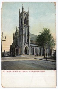 Worcester, Mass, St. Paul's Church, Catholic