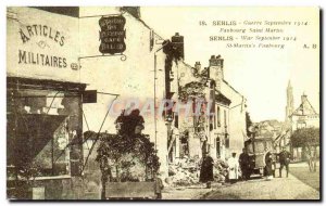 COPY Senlis War in September 1914 Faubourg Saint Martin