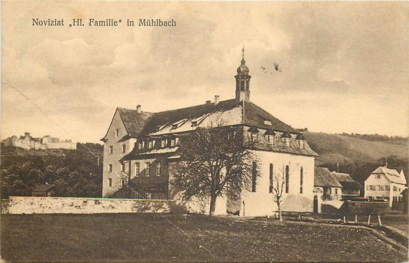 Germany Noviziat  Hl. Familie  in Muhlbach P. Neustadt a. S. Bayern 1925 AK