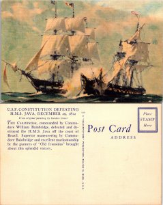 U.S.F. Constitution Defeating H.M.S. Java December 29, 1812 (32994