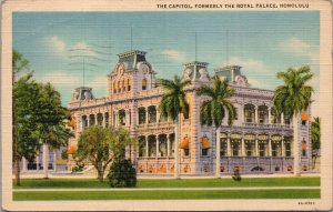 The Capitol Formerly the Royal Palace Honolulu Postcard PC520