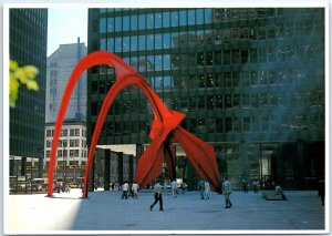 Postcard - Calder Statue - Chicago, Illinois