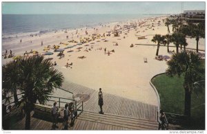 MYRTLE BEACH , South Carolina , 50-60s ; View from Boardwalk in front of Pavi...