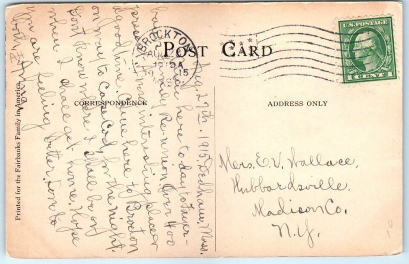 M-54959 Fairbanks House Built 1636 Dedham Massachusetts