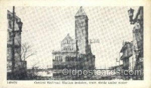 Central Railroad Station Louisville, KY, USA Under Water Train Railroad Stati...