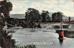 uk11948 victoria bridge over the wye hereford uk