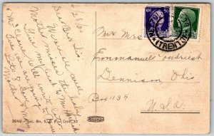 Trento Italy 1930 Postcard Il Duomo Cathedral