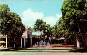 Royal Poinciana Plaza Palm Beach FL Florida Postcard VTG UNP Dukane Vintage 