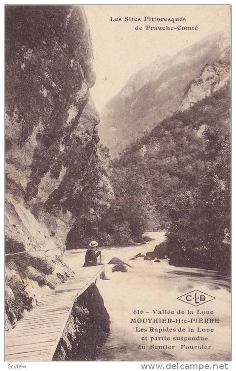 Vallee De La Loue, Mouthier Haute-Pierre, Doubs, France, 1900-1910s