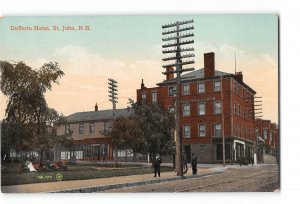 St. John New Brunswick Canada Postcard 1907-1915 Dufferin Hotel