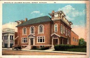 Postcard BUILDING SCENE Detroit Michigan MI AL8350