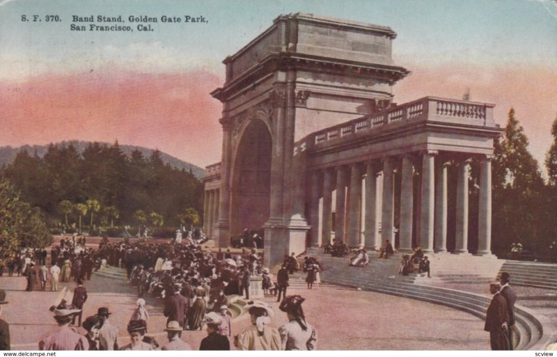 San Francisco , California , PU-1911 ; Band Stand , Golden Gate Park