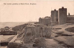 BR58959 the recent landslp at  black rock brighton uk