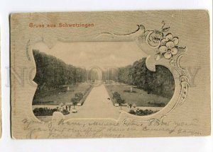 3031427 GERMANY GRUSS aus SCHWETZINGEN Vintage ART DECO PC