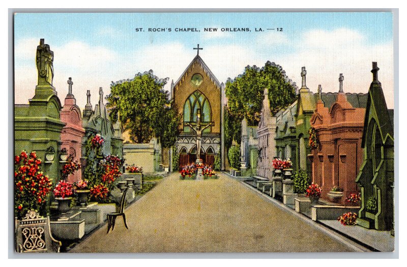 Postcard LA St. Roch's Chapel New Orleans, LA Louisiana 