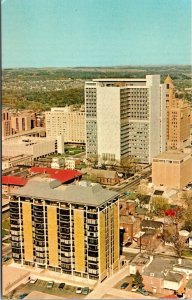 Vtg Rochester Minnesota MN Mayo Clinic Building Aerial View 1960s View Postcard