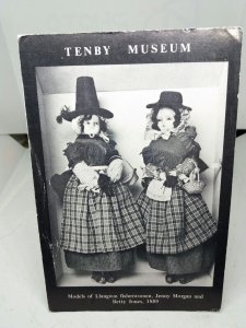 Models of Llangwm Fisherwomen Jenny Morgan Betty Jones Tenby Museum  Postcard