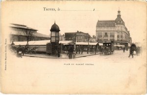 CPA TROYES - Place du Marché Central (71818)
