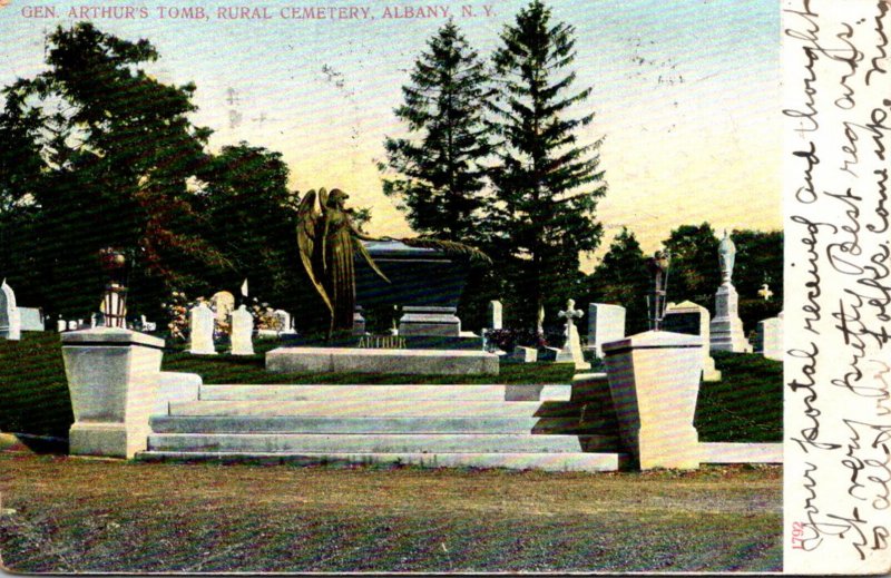 New York Albany General Arthur's Tomb Rural Cemetery 1907