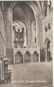 Sussex Postcard - St Richard´s Grave - Chichester Cathedral - Ref 13998A