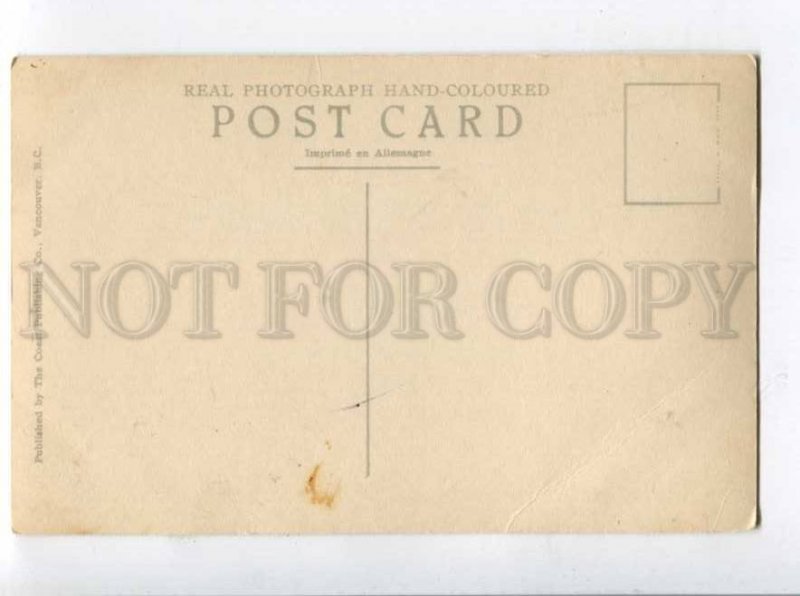 401459 CANADA Vancouver evening Prospect point Vintage pc