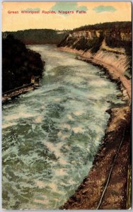 1913 Great Whirlpool Rapids Niagara Falls New York NY Posted Postcard