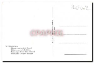 Postcard Modern Gerona romanico Claustro de la Catedral