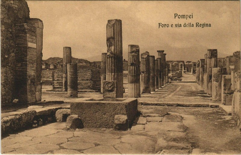 CPA Pompei Foro e via della Regina ITALY (804837)