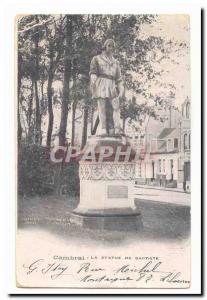 Cambrai Old Postcard The statue of the Baptist