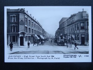 London OLD PUTNEY High Street & POST OFFICE 1904 RP Postcard by Pamlin C1045