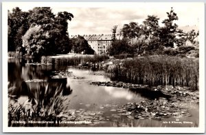 Gothenburg Nackrosdammen a Lorensbergs Omradet Sweden Real Photo RPPC Postcard