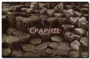 Old Postcard Wishing Chair Giants Causeway Ireland