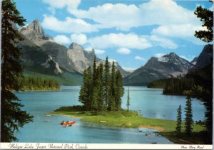 Postcard Canada Alberta - Maligne Lake, Jasper National Park