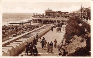 uk11987 centre  parade and bandstand  eastbourne real photo   uk