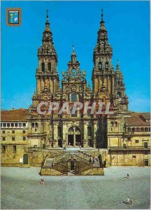 Modern Postcard Santiago de compostela No 7 Main fa�ade of the Cathedral