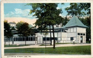 1910s Auditorium Winona Lake Indiana Postcard