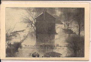 Dayton OH Flood, 1913 Postcard Folder, Disaster, Main St., Destroyed Houses