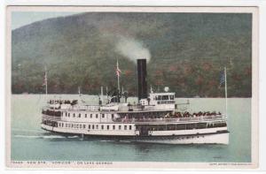 Steamer Horicon Lake George New York 1910c Phostint postcard