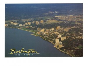 Burlington Aerial View, Ontario, Large 5 X 7 Inch Postcard