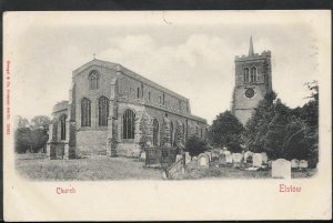 Bedfordshire Postcard - View of Elstow Church    BR210