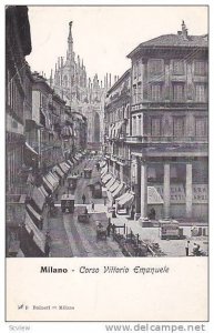 Corso Vittorio Emanuele, Milano (Lombardy), Italy, 1900-1910s