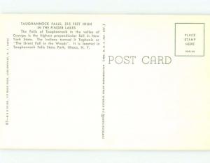 Unused Pre-1980 WATERFALL SCENE Ithaca New York NY E4077